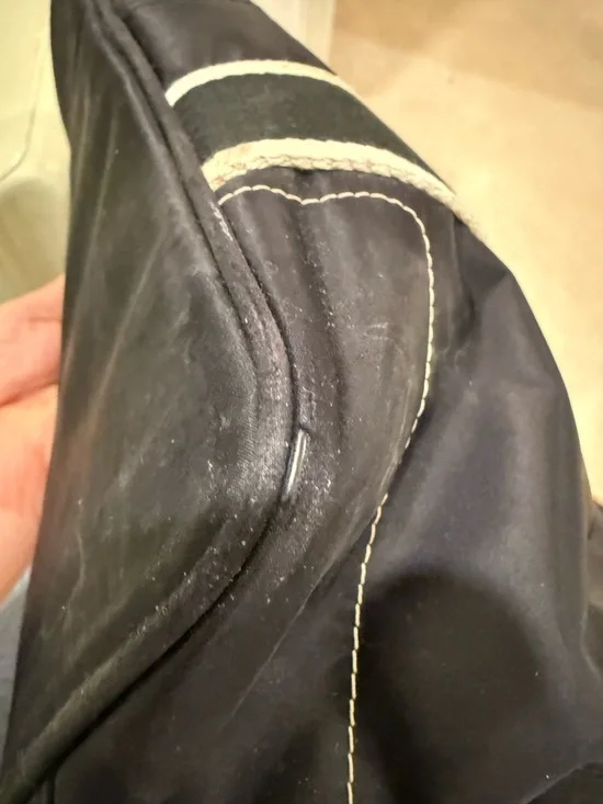 Coach 1941 Black Tote Bag with Light Blue Trim and Tan Accents - Picture 8 of 13